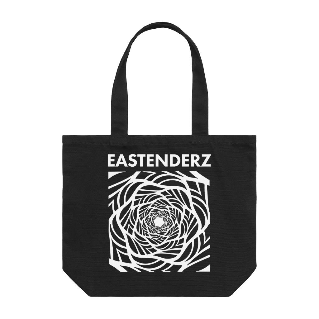 Black Printed Bag Front